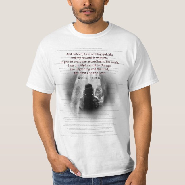 Camiseta Gênesis para Revelação de T-Shirt (Frente)