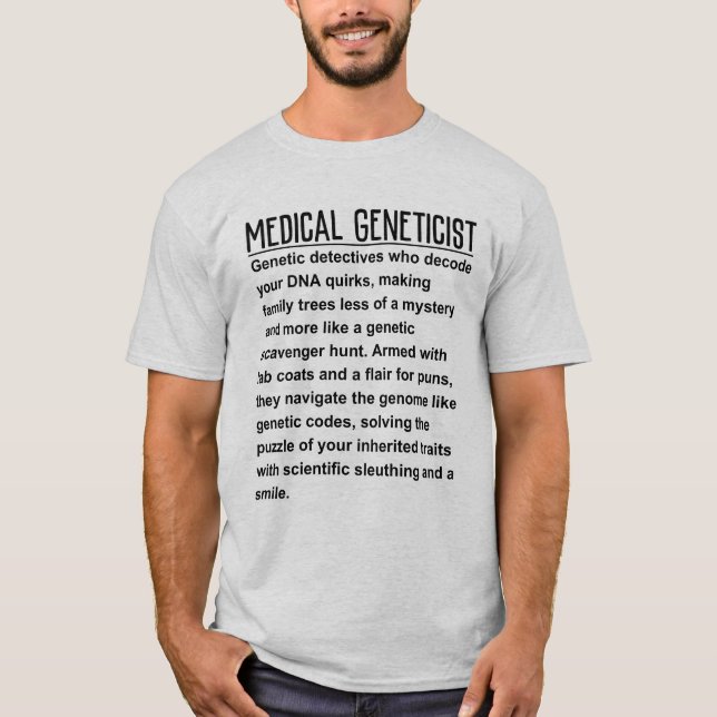 Camiseta Geneticista Médica (Frente)