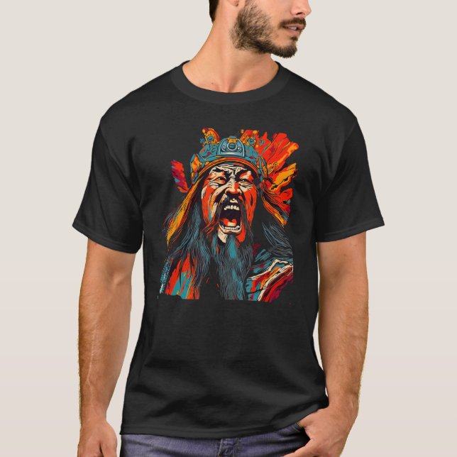 Camiseta Genghis Khan Mongol (Frente)