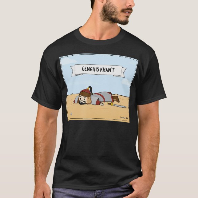 Camiseta Genghis Khan não Genghis Khan (Frente)