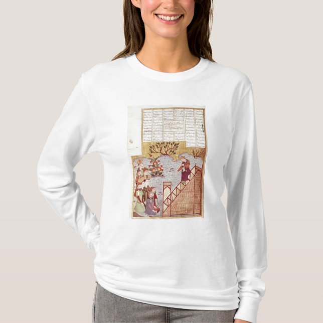 Camiseta Genghis Khan que endereça uma assembleia (Frente)