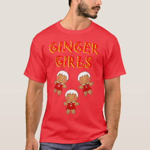 Camiseta Gengibras do Natal Cristo de biscoitos engraçados