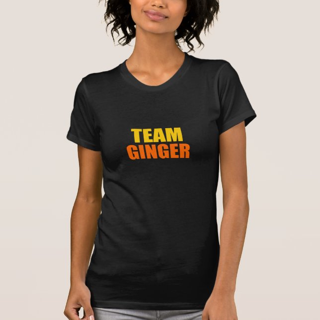 CAMISETA GENGIBRE DA EQUIPE (Frente)