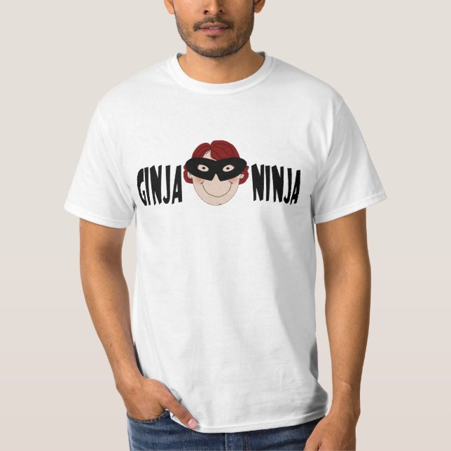 Camiseta Gengibre Ninja (Frente)