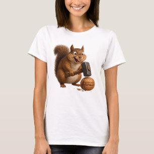 Camiseta Genial de Esquilo Quebra-Nozes