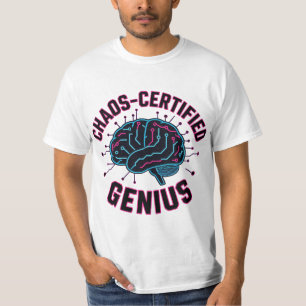 Camiseta Gênio Certificado Caos