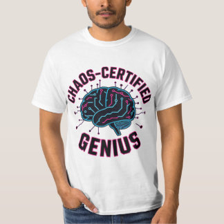 Camiseta Gênio Certificado Caos