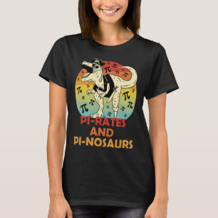 Camiseta Gênio da Matemática dos Piratas Dinossauros 3 14 N