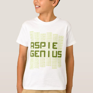 Camiseta Gênio de Aspie - computadores