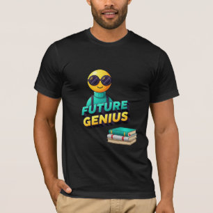 Camiseta Gênio do Futuro - Emoji de Estudante Inteligente c