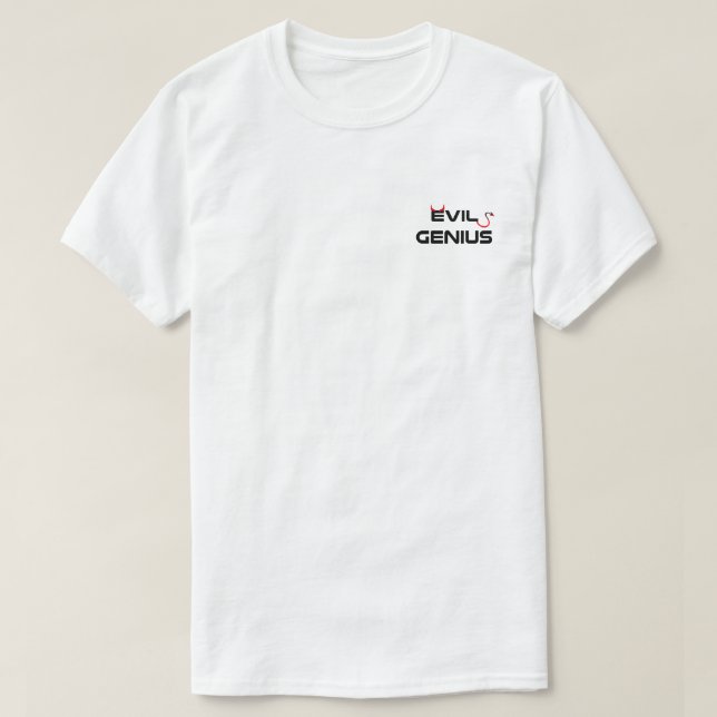 Camiseta Gênio do Mal (Frente do Design)