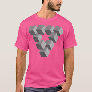 Camiseta Gênio do Quebra-Cabeça de Ilusão Óptica Inteligent