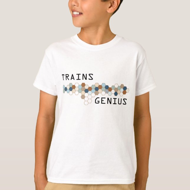 Camiseta Gênio dos trens (Frente)