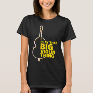 Camiseta Gênio Jogador de Bass Duplo Conto Musical Jazz