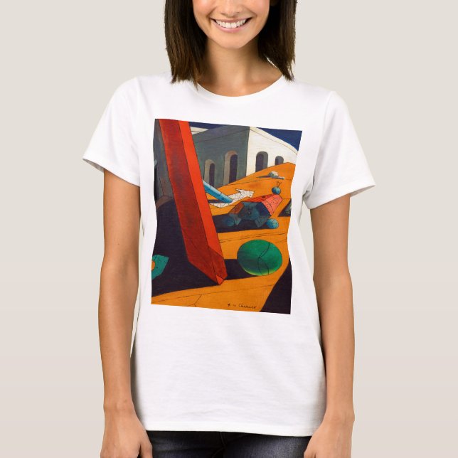 Camiseta Gênio mau de Giorgio de Chirico de um rei (Frente)