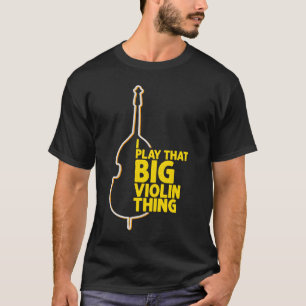 Camiseta Gênio Tocador de Contrabaixo Jazz Música Músico Co