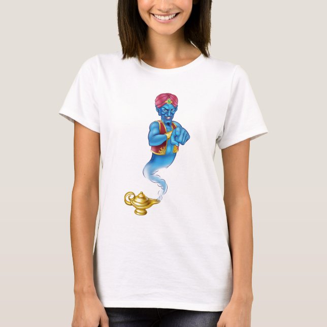 Camiseta Génios maus de Poiting dos desenhos animados (Frente)