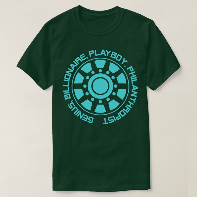 Camiseta Genius Billionaire Philanthropist (Frente do Design)