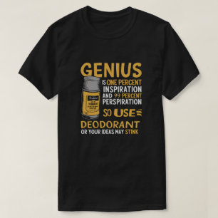 Camiseta Genius usam desodorante