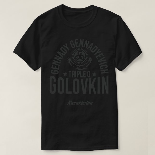 Camiseta Gennady Golovkin Triple G (Frente do Design)