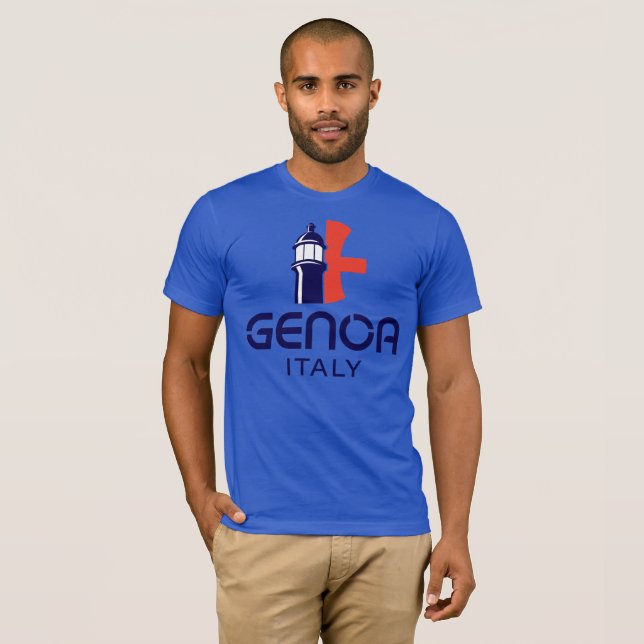 Camiseta Genoa Italy Europe (Frente Completa)