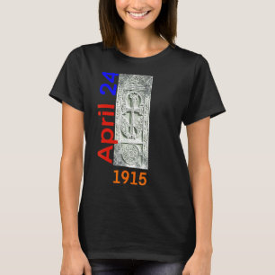 Camiseta Genocídio da Cruz Armênia, 24 de abril de 1915 Kha