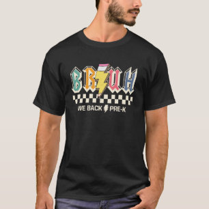 Camiseta GENTE A Pré-Escola Mola Lápis Relâmpago Professore