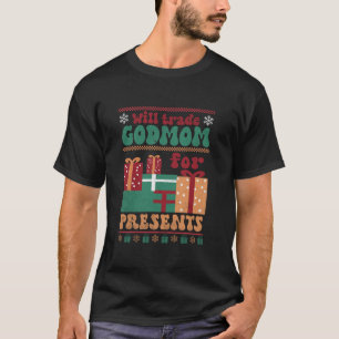 Camiseta Gente de Natal do Humor, Tee Xmas Comerciando Madr