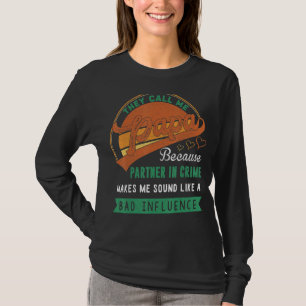 Camiseta Gente Engraçado Vovô Me Chamam De Papai Porque Par