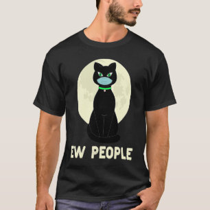 Camiseta Gente nojenta  Gato preto com Moo