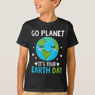 Camiseta Gentil Dia da Terra Engraçado Meninos Meninos Meni