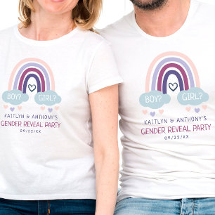 Camiseta Gentil Pequeno Arco-Íris, Festa Reveladora