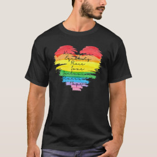 Camiseta Gentileza LGBT Igualdade de paz inclusão de amor
