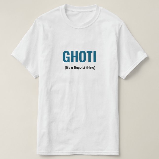 Camiseta Gentista do GHOTI (Frente do Design)