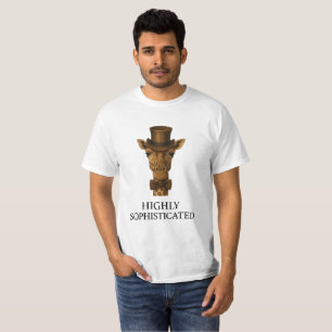Camiseta Gentleman Girafa - A Altamente Sofisticada