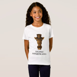 Camiseta Gentleman Girafa - A Altamente Sofisticada