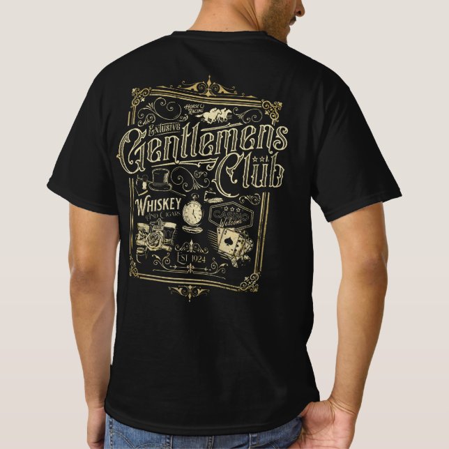 Camiseta Gentlemen's Club Retro T-Shirt (Verso)
