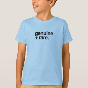 Camiseta genuína, mas Rara