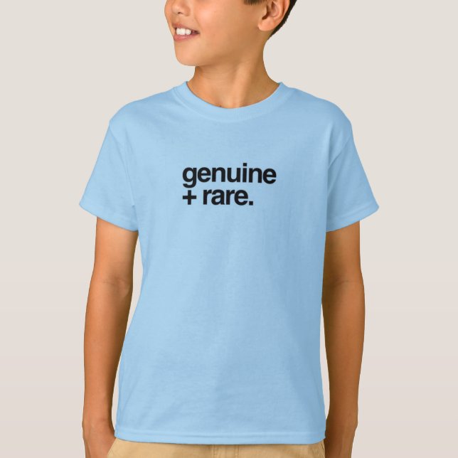 Camiseta genuína, mas Rara (Frente)