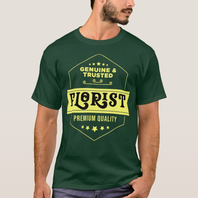 Camiseta Genuine  Trusted Florist Flower Arranger Flower (Frente)