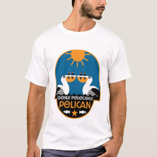 Camiseta Genus Pelecanus Bird Art T-Shirt