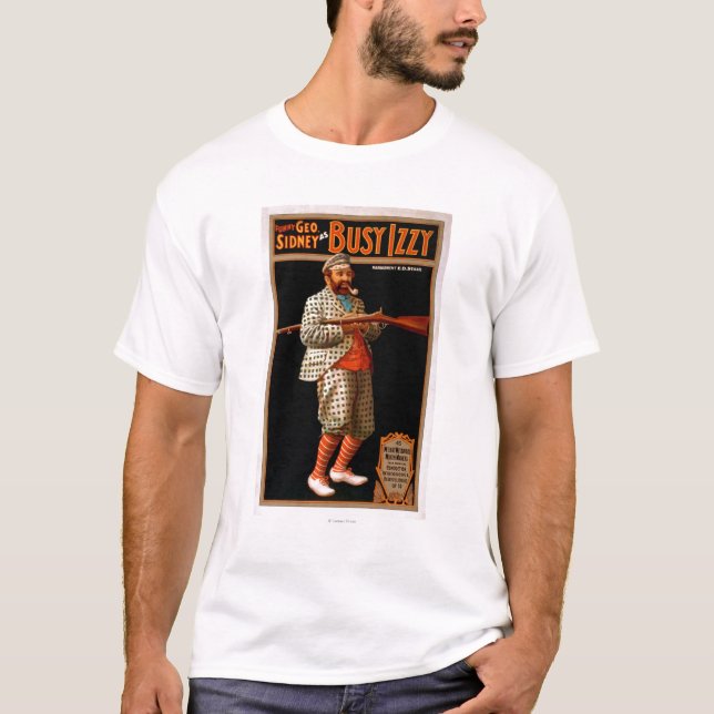 Camiseta Geo engraçado. Sidney como o poster ocupado do (Frente)
