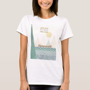 Camiseta Geo II ao ar livre Rumo