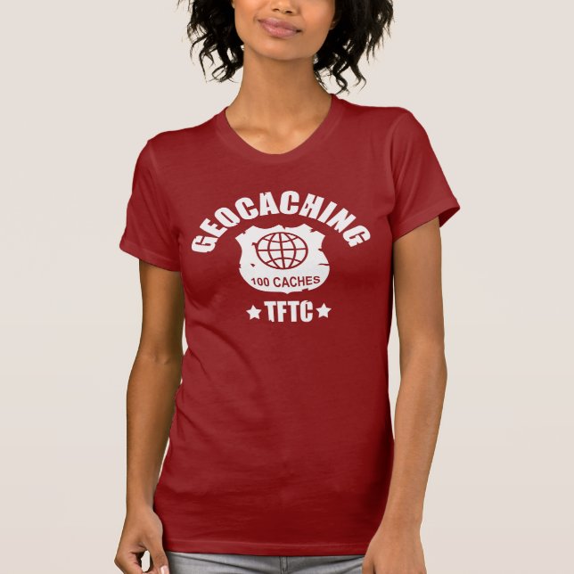 Camiseta Geocaching Award 100 (Frente)