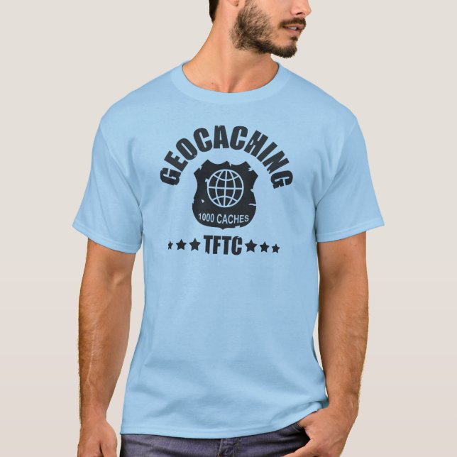 Camiseta Geocaching Award 1000 (Frente)