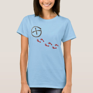 Camiseta Geocaching “footprints "