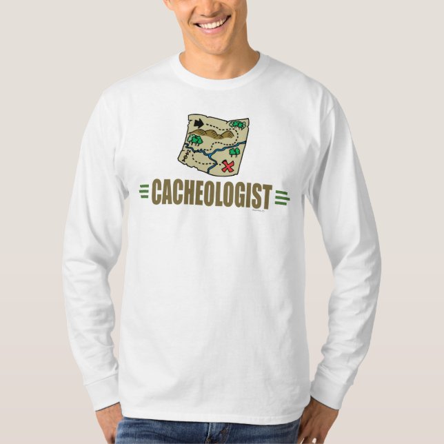Camiseta Geocaching Humorístico (Frente)