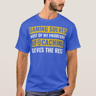 Camiseta Geocaching Resolve Meus Problemas Engraçados Cach