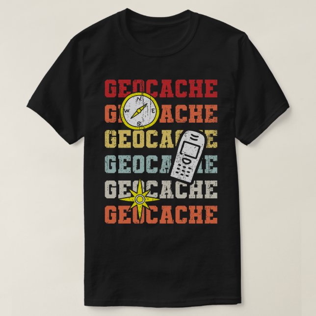 Camiseta Geocaching Saying (1)  (Frente do Design)