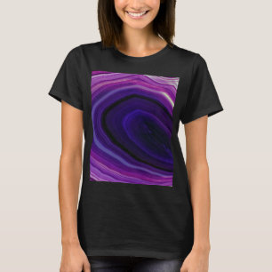 Camiseta Geodo roxo roscado por queda